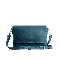 Lagoon*Mini | Small Leather Crossbody Bag with Magnetic Messenger Bag Closure