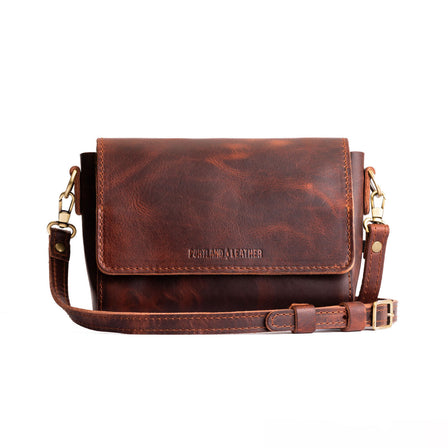 Lava*Mini | Small Leather Crossbody Bag with Magnetic Messenger Bag Closure