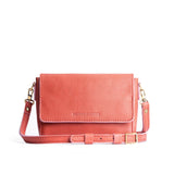 Watermelon Mini | Leather Crossbody Bag with Magnetic Messenger Bag Closure