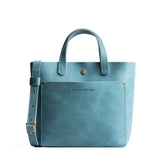 Aqua Classic | Crossbody tote bag with snap closure and front pocket