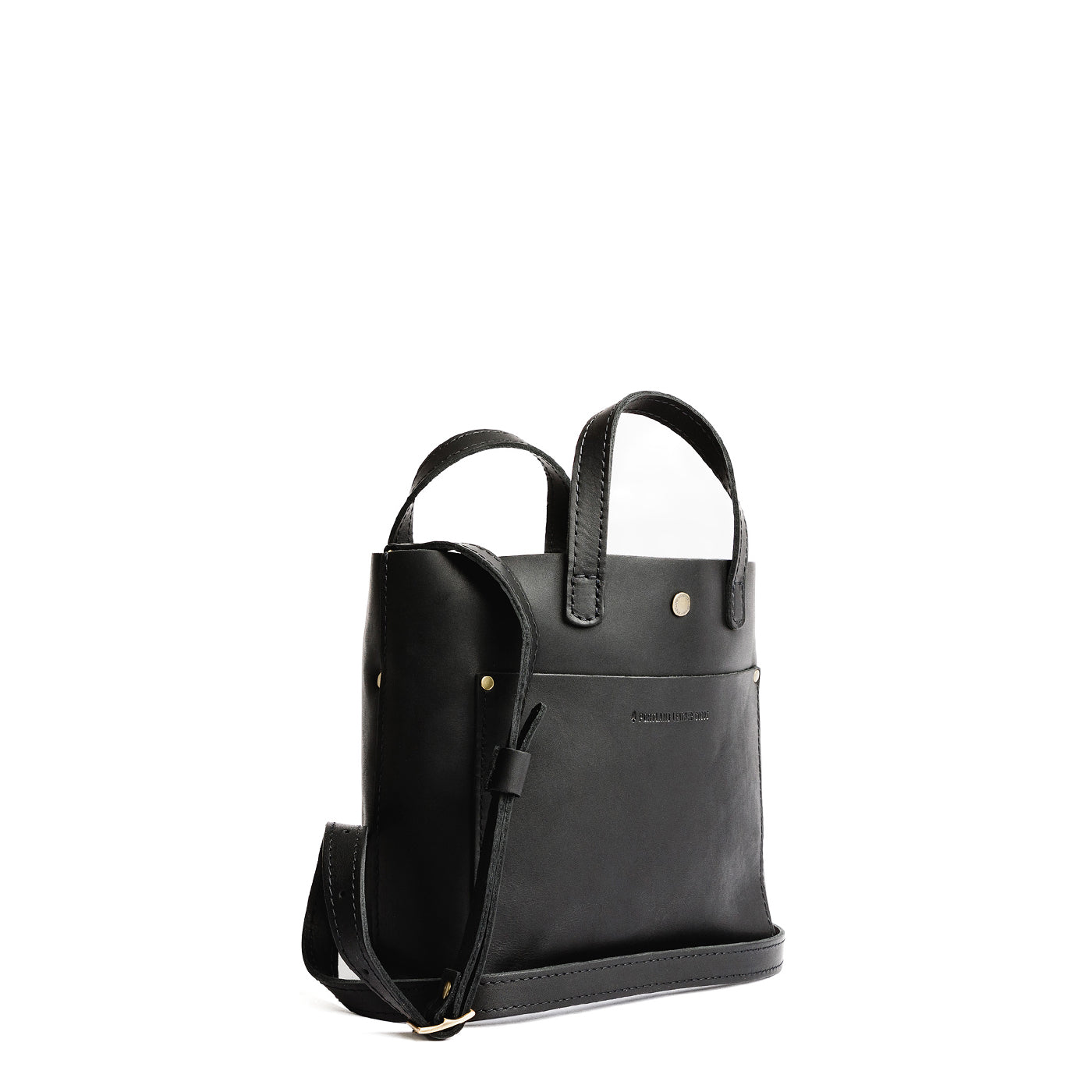 Black*Classic | Crossbody tote bag with snap closure and front pocket