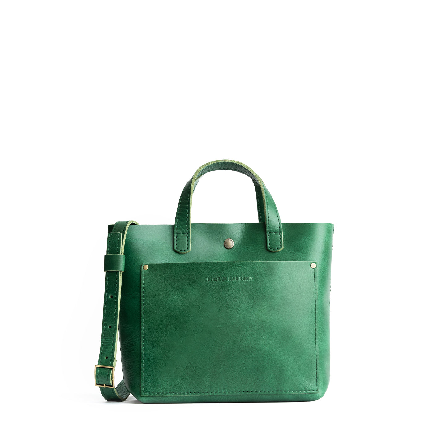 Cowboy Mint*Classic | Crossbody tote bag with snap closure and front pocket