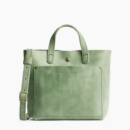 Cucumber*Classic | Crossbody tote bag with snap closure and front pocket