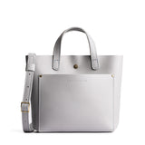 Formal Grey Classic | Crossbody tote bag with snap closure and front pocket