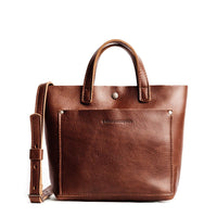 Nutmeg*Classic | Crossbody tote bag with snap closure and front pocket