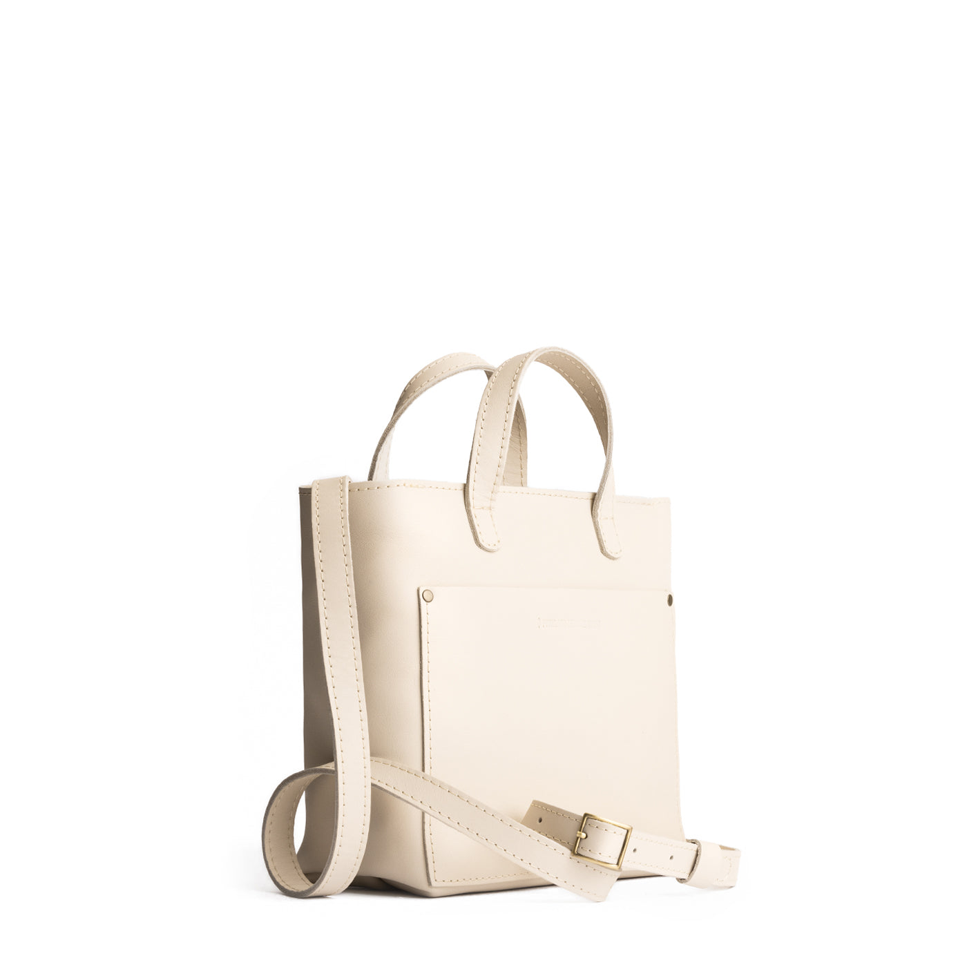 Bone*Zipper | Crossbody tote bag with zipper closure and front pocket