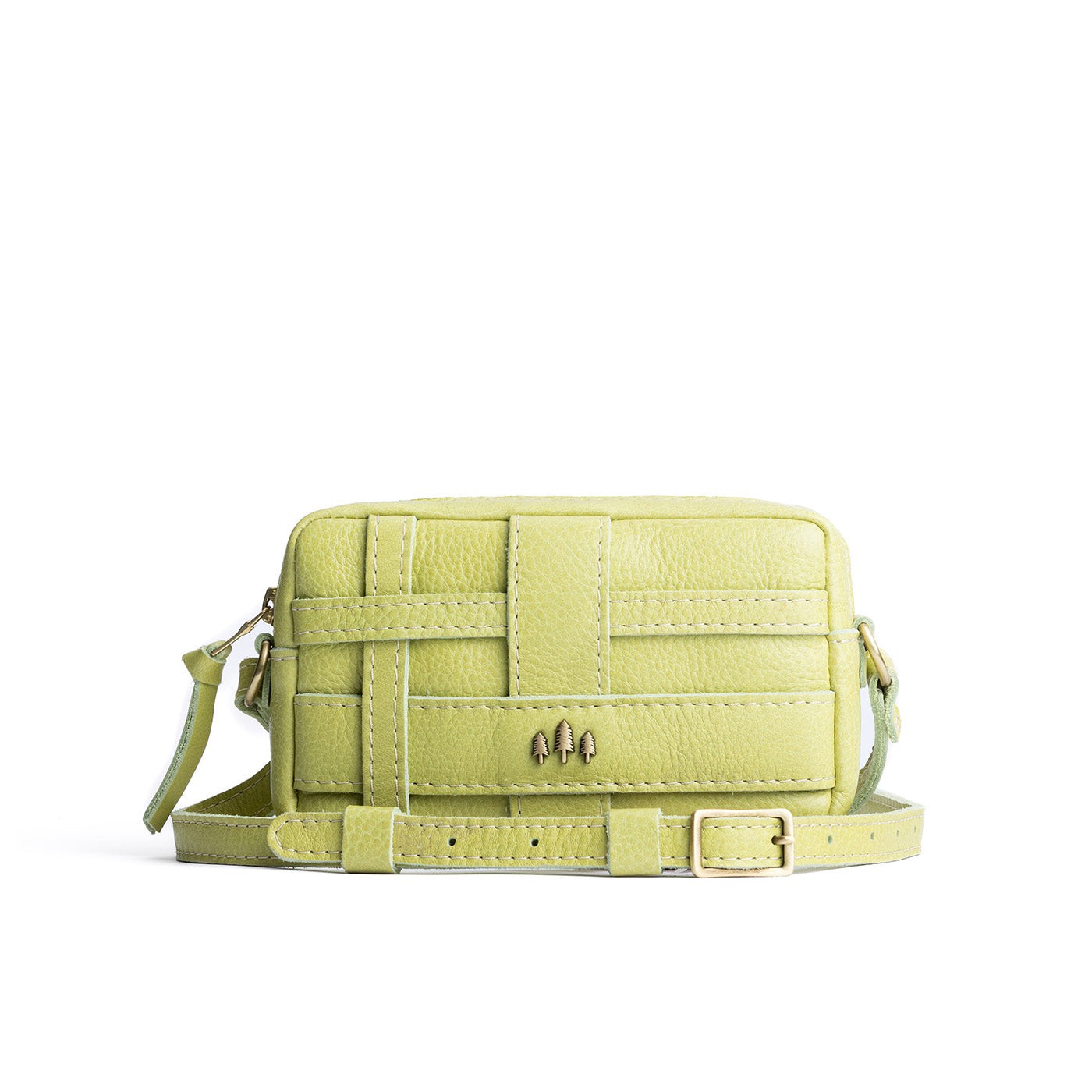 Mondrian Sugar Snap*Small | Petite rectangular crossbody with woven design