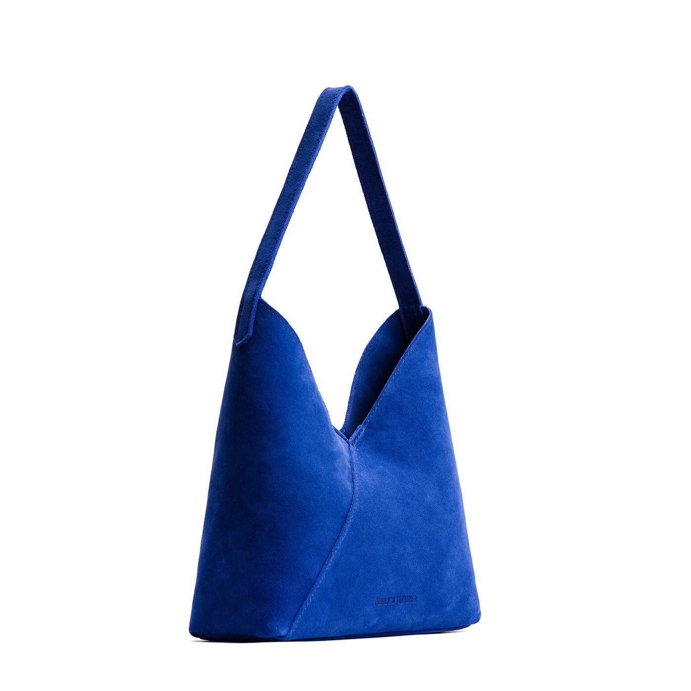 Joni Blue*Large | Mid-size shoulder bag with magnetic snap closure