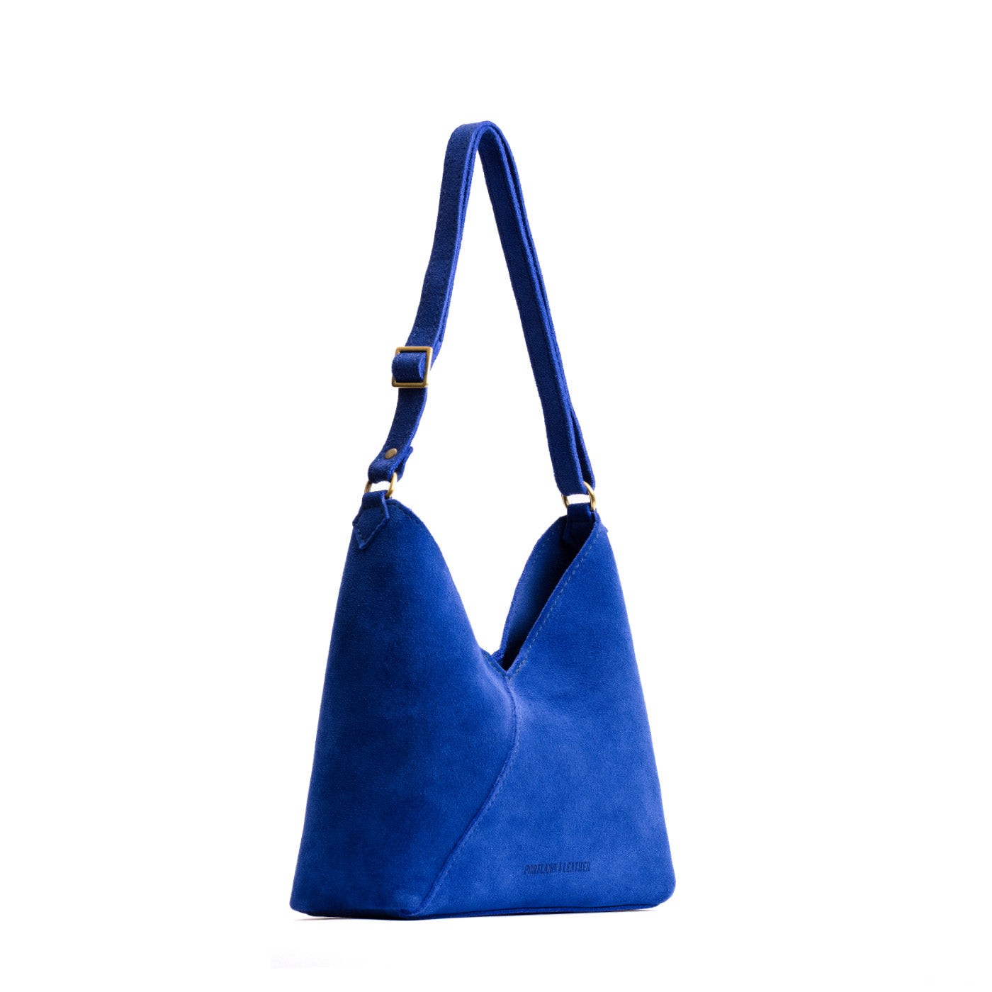 Joni Blue*Small | Petite shoulder bag with adjustable strap and magnetic snap closure