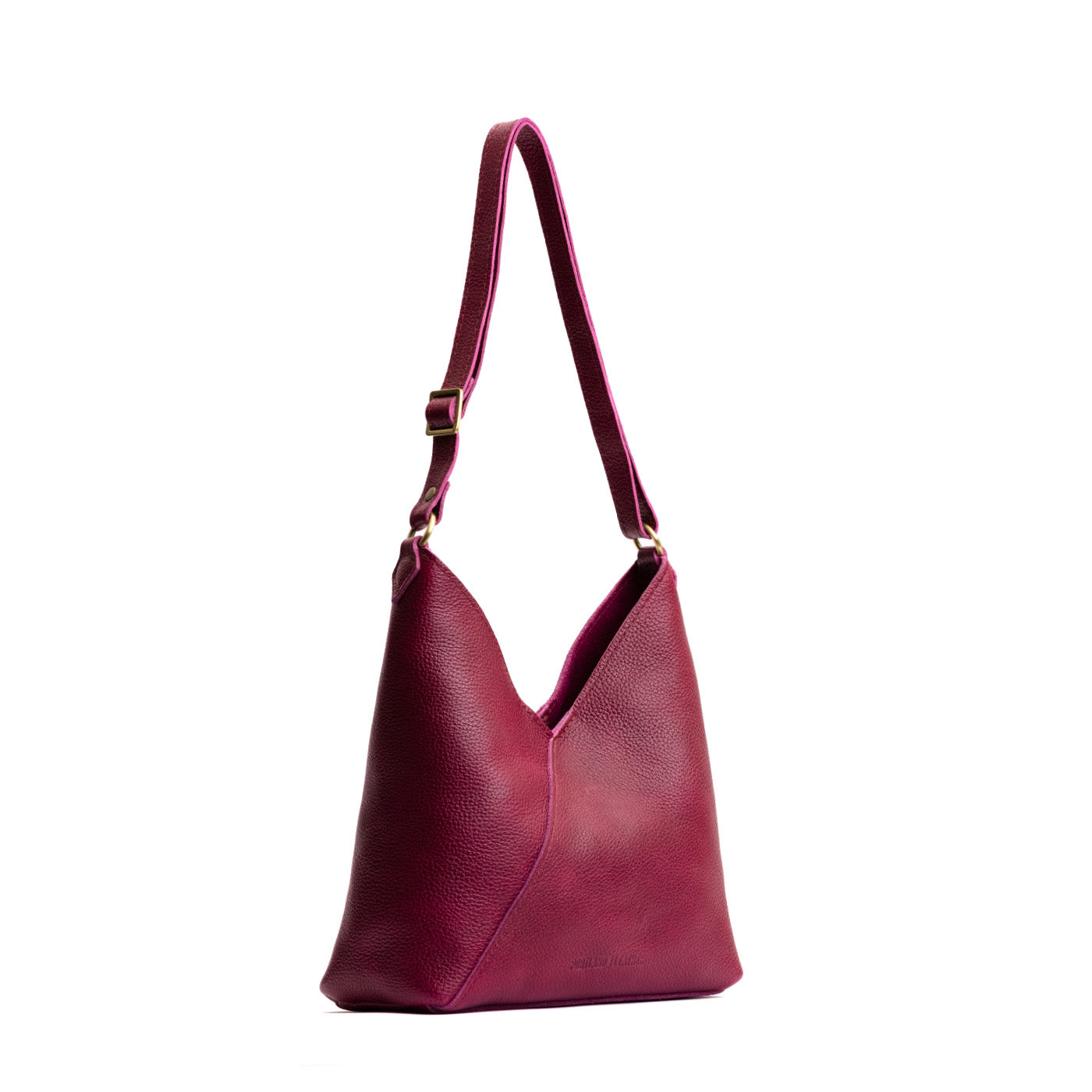 Orchid*Small | Petite shoulder bag with adjustable strap and magnetic snap closure