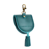 Caribbean | U shaped pouch with snap closure, lobster clasp and fringed tassel