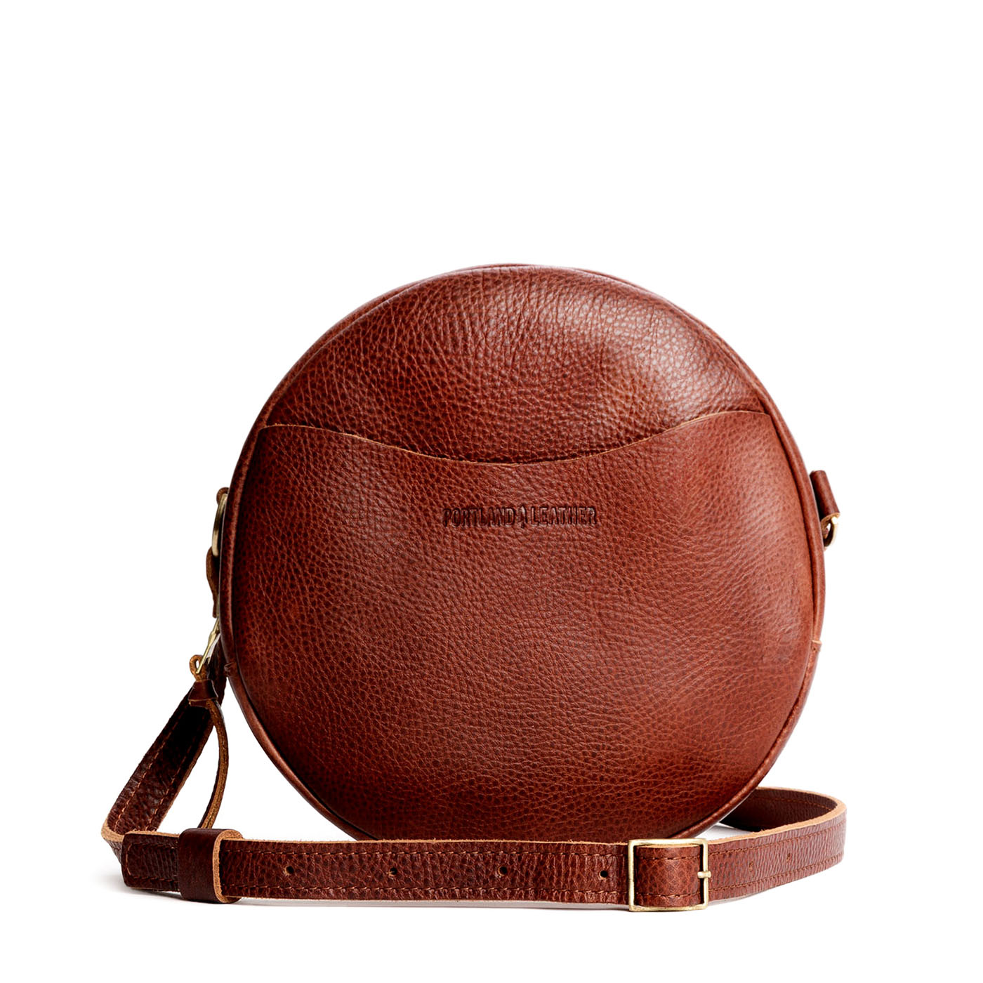 Portland fashion Leather Goods Small Circle Mauve