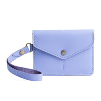 Jacaranda | Small Leather Passport Wristlet