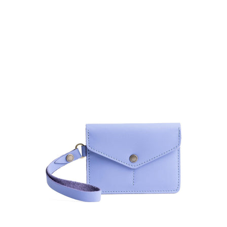 Jacaranda | Small Leather Passport Wristlet