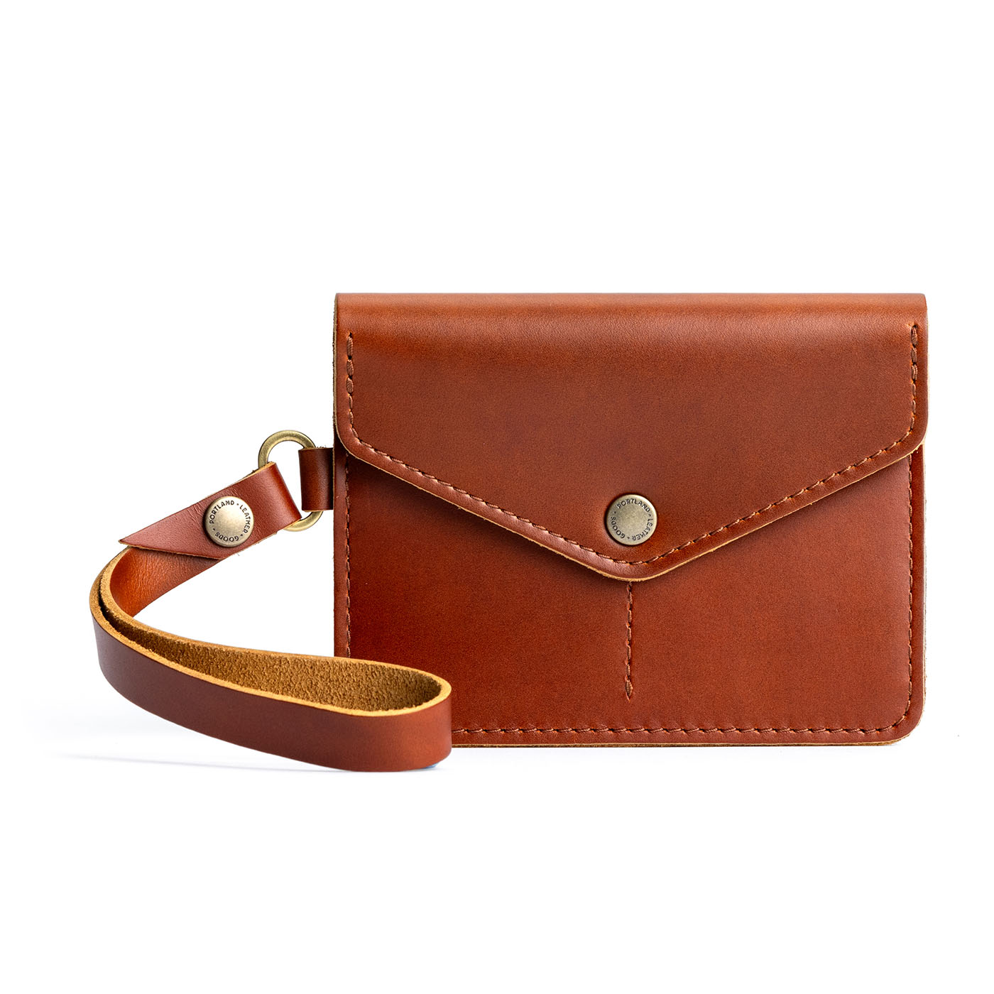 Madrone | Small Leather Passport Wristlet