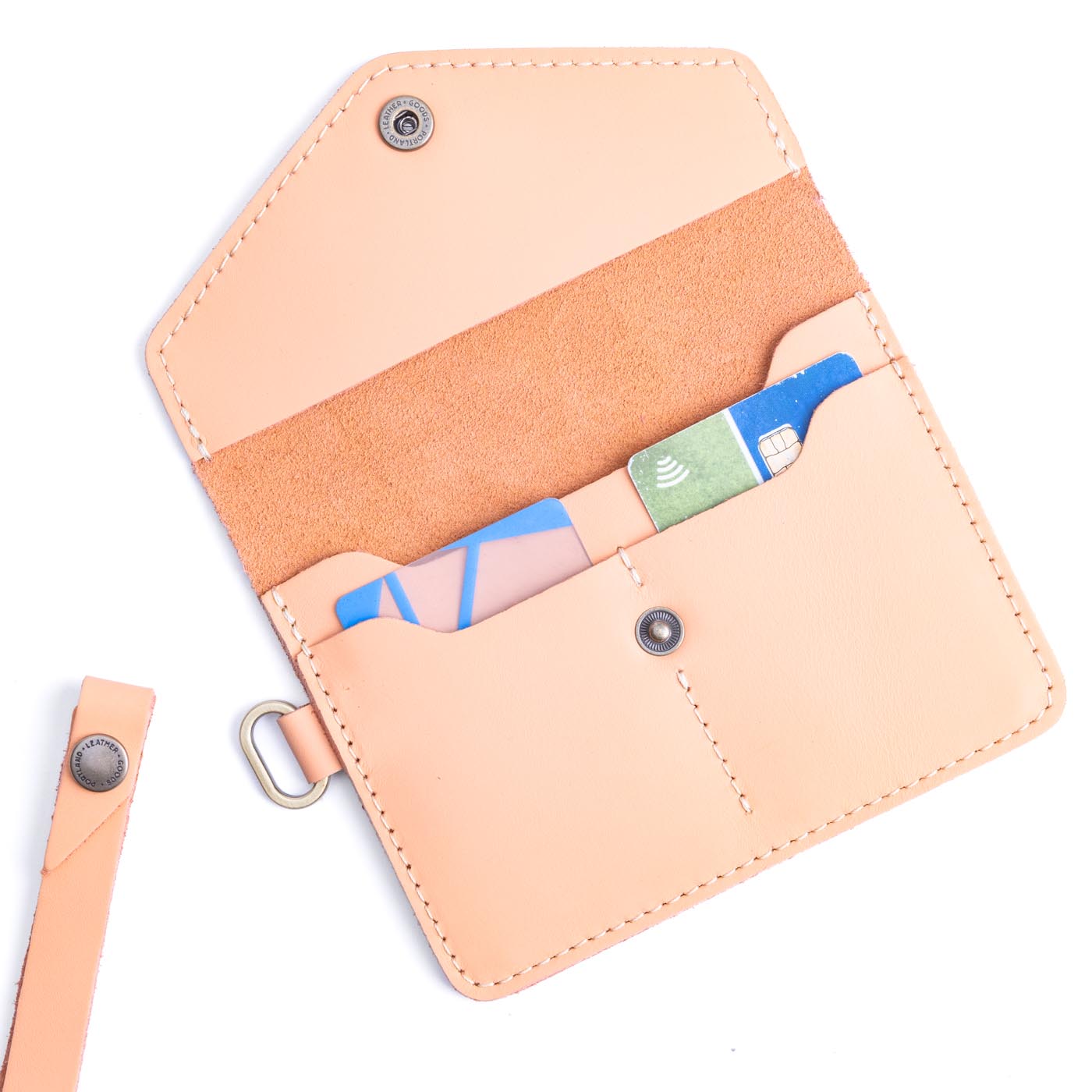 Mamey | Small Leather Passport Wristlet