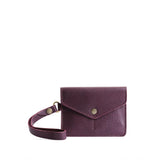 Plum | Small Leather Passport Wristlet