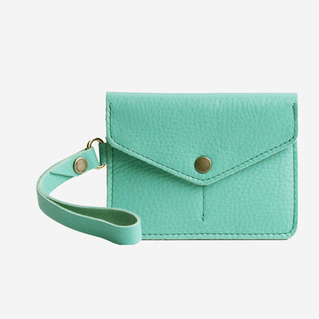 West Palm | Small Leather Passport Wristlet