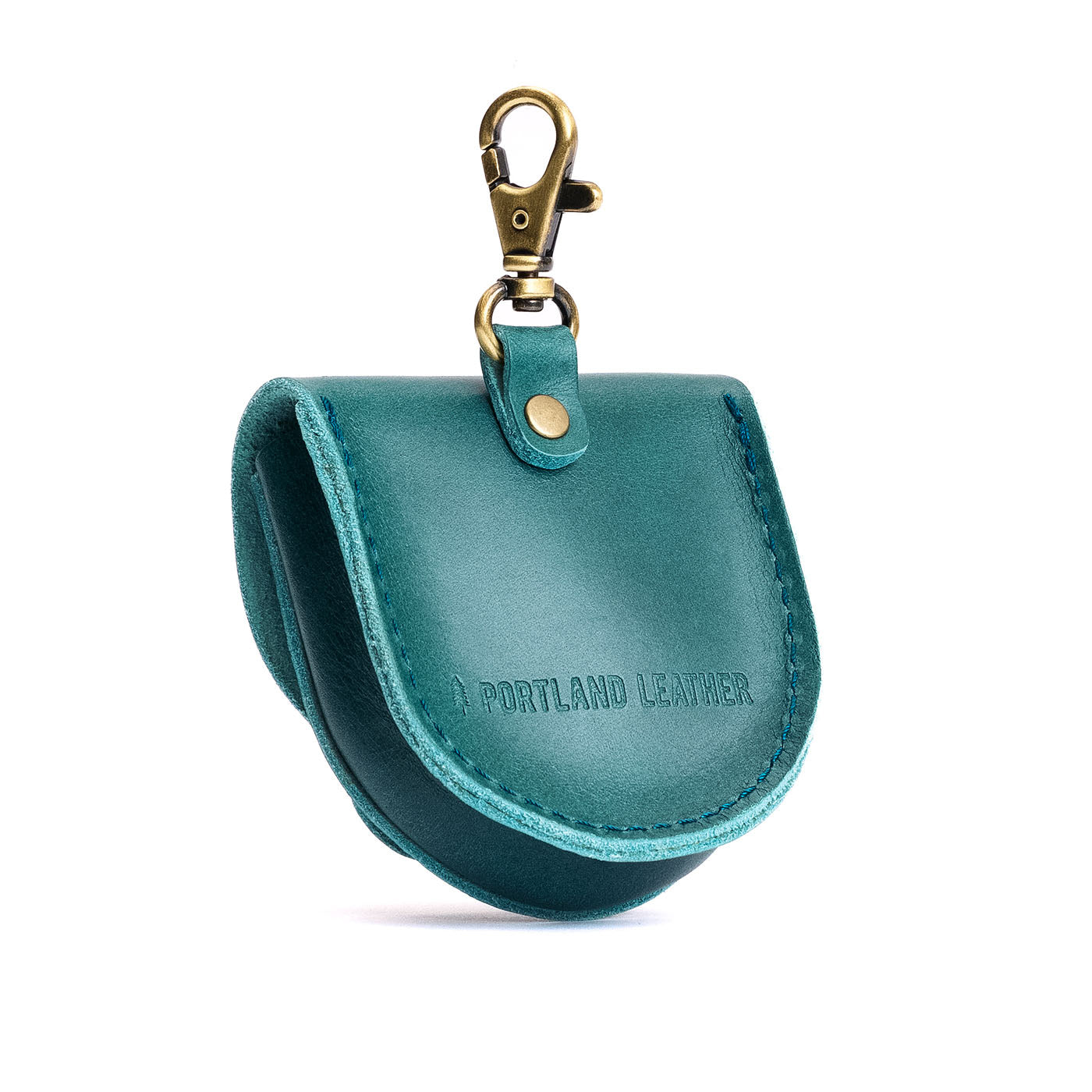 Caribbean | U shaped pouch with leather flower applique