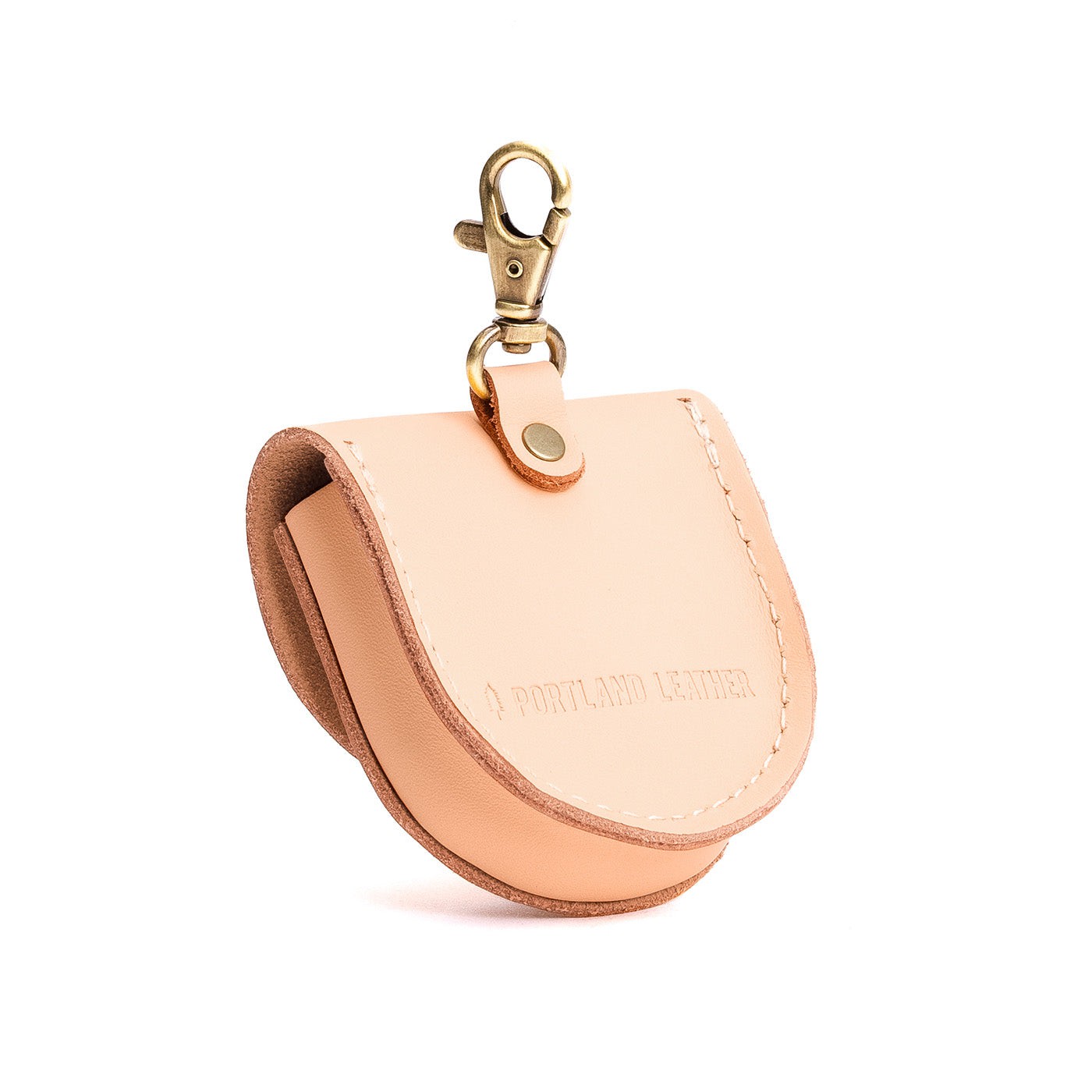 Mamey | U shaped pouch with leather flower applique