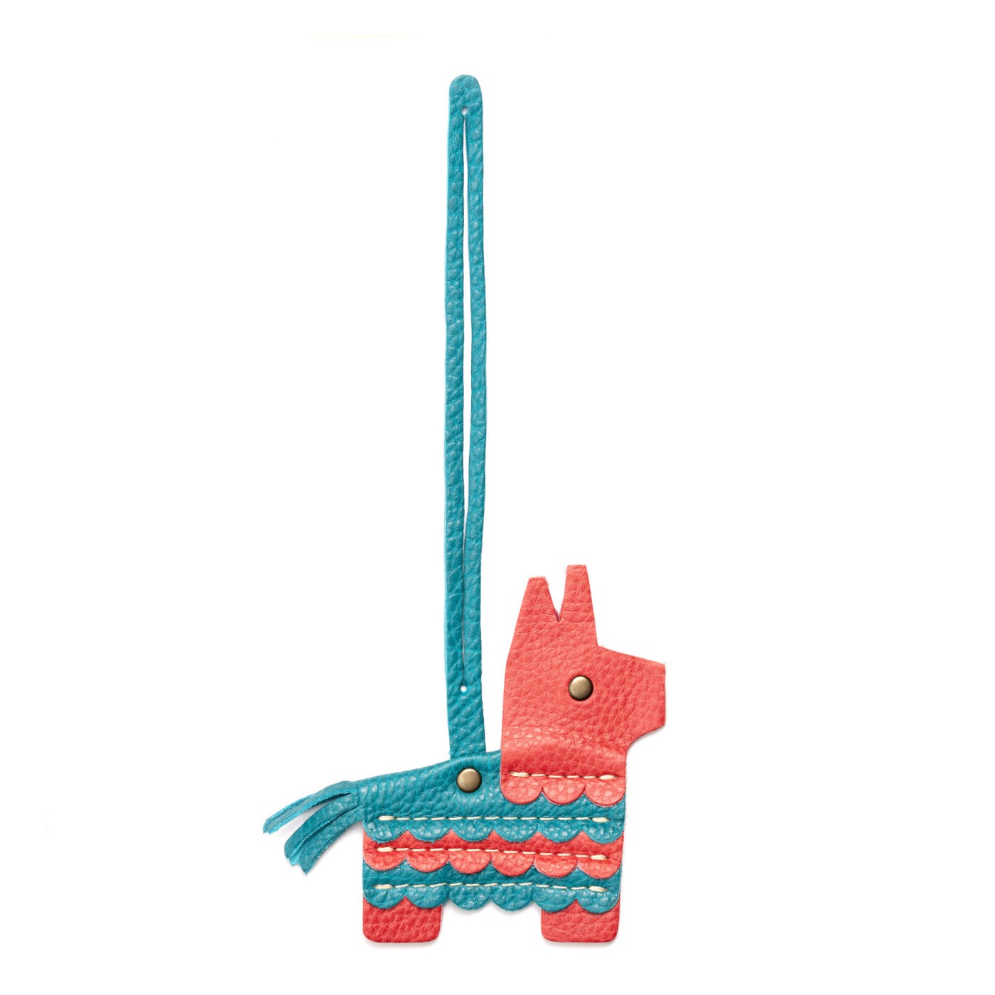 Watermelon | Leather piñata shaped tassel