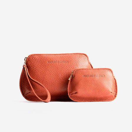 Koi*Small | Small pouch with top zipper and curved edges