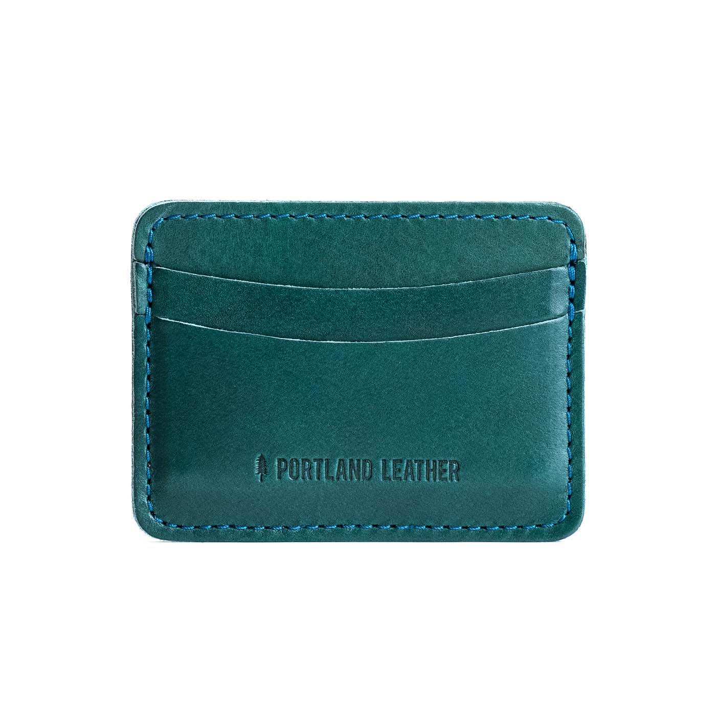 Caribbean | Minimalist leather wallet with card slots and PLG logo