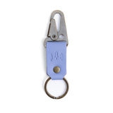 Jacaranda Short | leather logo branded keychain