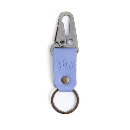 Jacaranda*Short | leather logo branded keychain