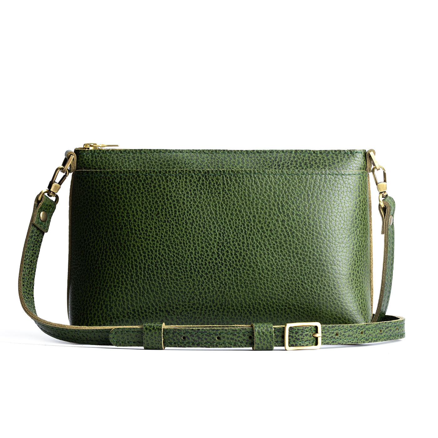 Avocado | Zip top petite crossbody bag with detachable strap