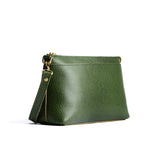 Avocado | Zip top petite crossbody bag with detachable strap