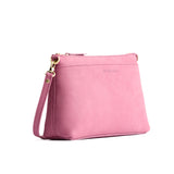 Foxglove | Midsize zip top crossbody bag with detachable strap