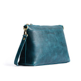 Lagoon | Midsize zip top crossbody bag with detachable strap