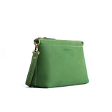  Succulent | Zip top petite crossbody bag with detachable strap