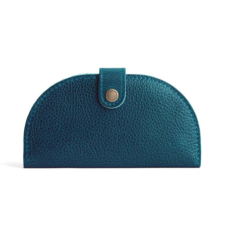 Lagoon | Semicircle bifold wallet with snap closure