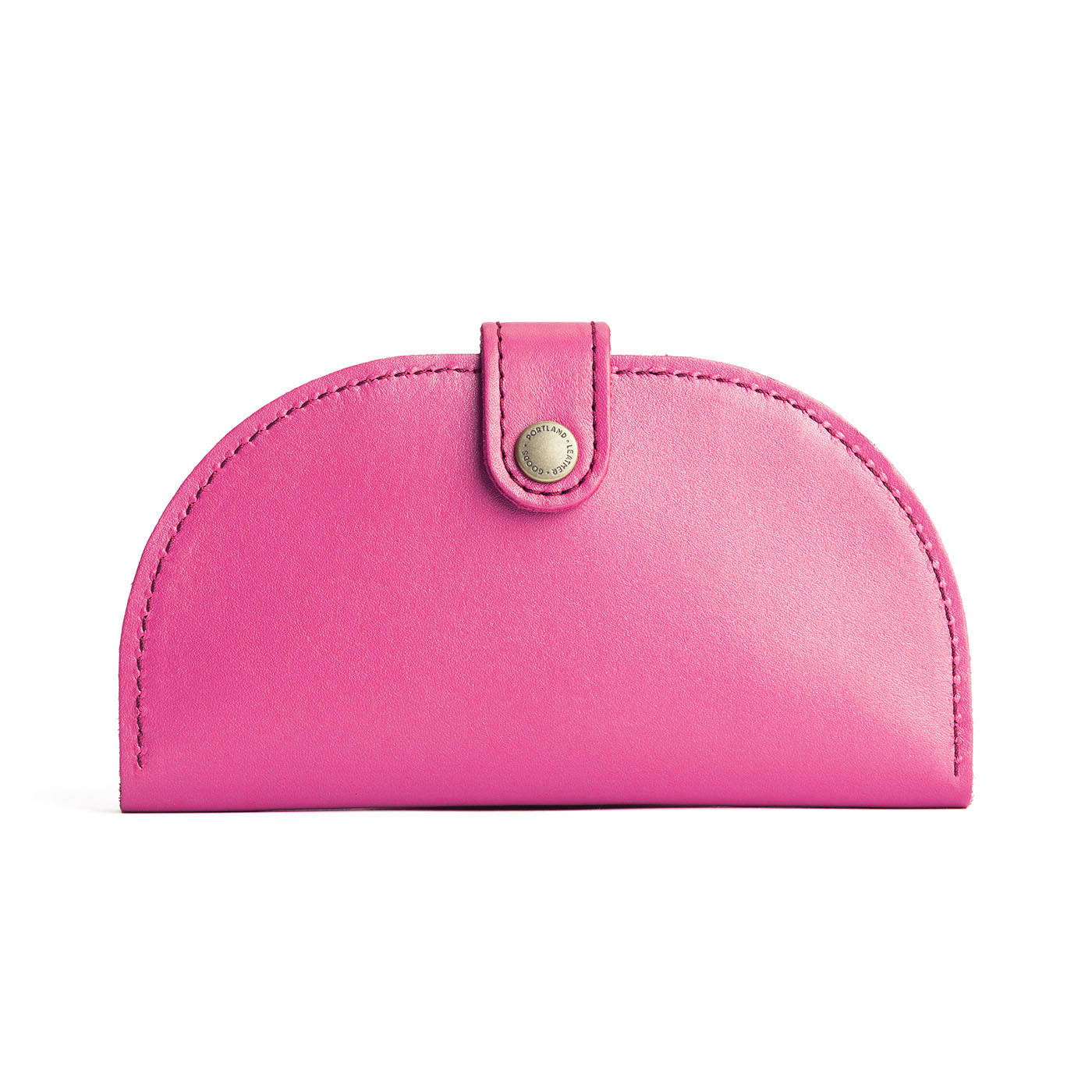 Lip Gloss | Semicircle bifold wallet with snap closure