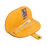 Sunflower | Semicircle bifold wallet with snap closure