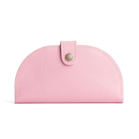 Vintage Pink | Semicircle bifold wallet with snap closure