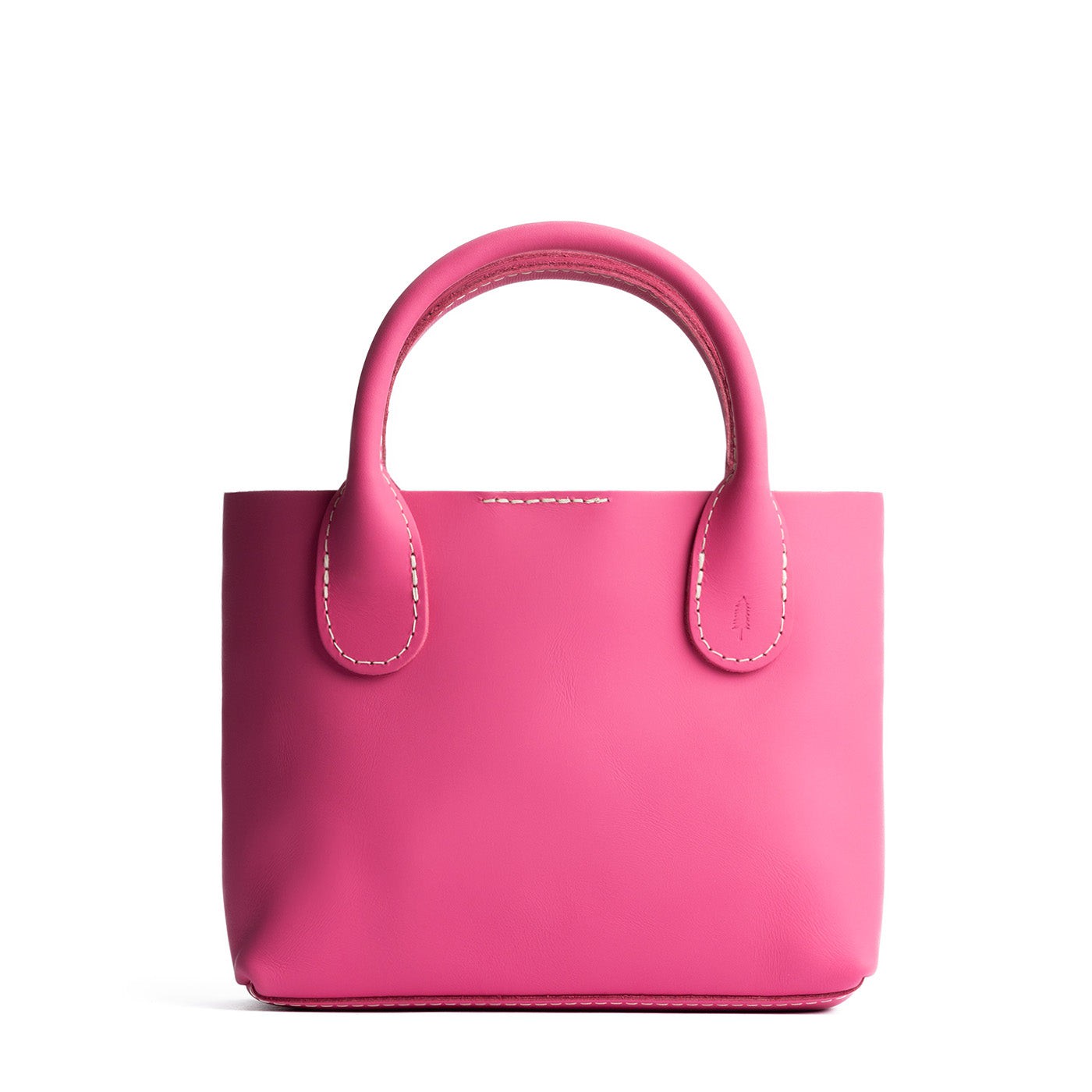 Margot*Small | Petite tote purse with structured leather handles and crossbody strap