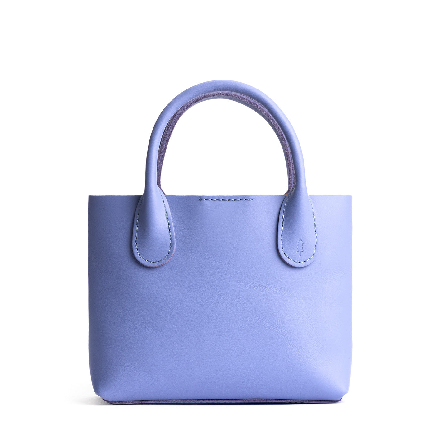 Jacaranda*Small | Petite tote purse with structured leather handles and crossbody strap