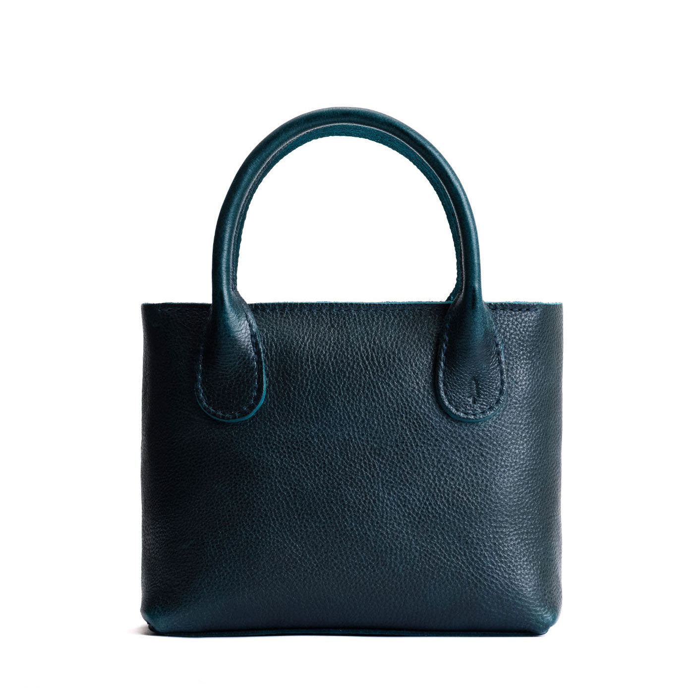 Boreal*Small | Petite tote purse with structured leather handles and crossbody strap