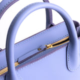 Jacaranda ANY Zipper | Petite tote purse with structured leather handles and crossbody strap