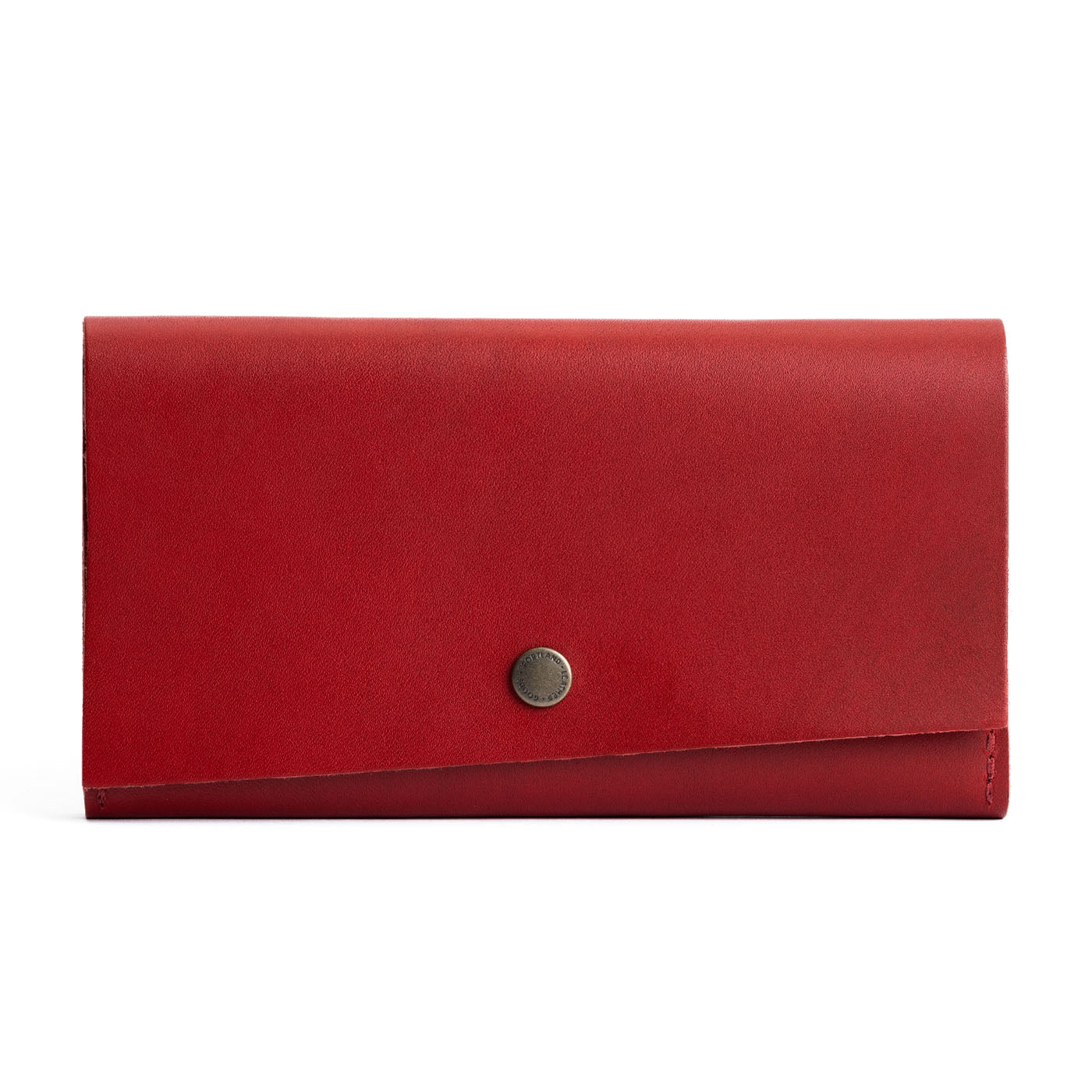 Ruby | Leather wallet with snap closure