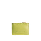 Sugar Snap | Back of compact wallet with snap closure and zippered pouch