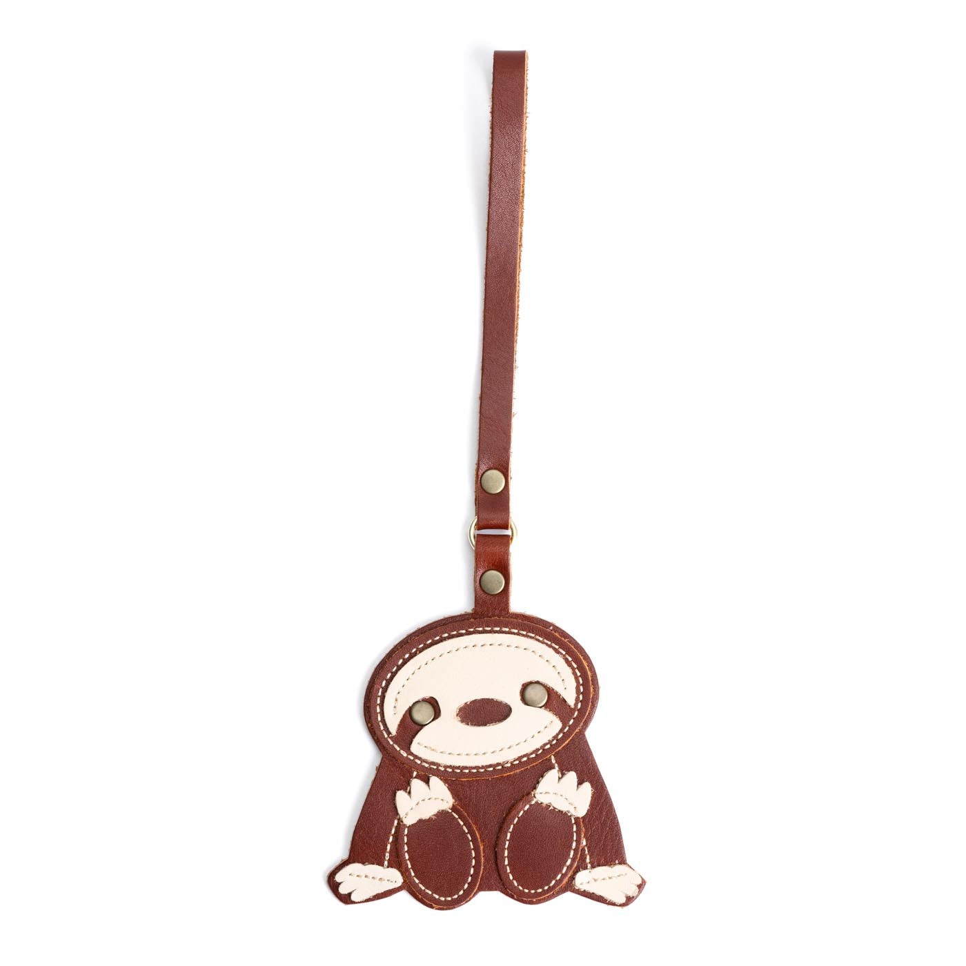 Chestnut | Leather Sloth Tassel