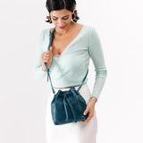 Lagoon Small | Slouchy crossbody bag with drawstring closure