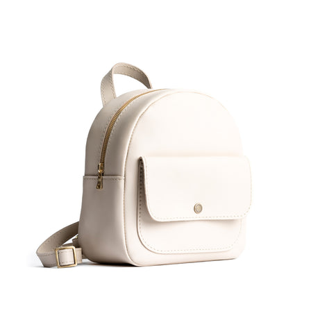 Bone | Small zip backpack with snap front pocket