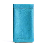 Baja | Leather glasses case with hidden metal spring closure