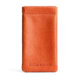 Koi | Leather glasses case with hidden metal spring closure