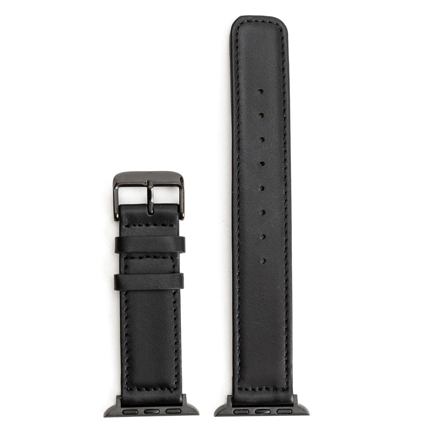 Black*Stitched*42-44MM | leather Apple watch band